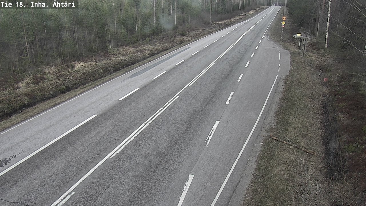 Weather Camera Image Road 18 ÄhtäriInha, Ähtäri, Etelä-Pohjanmaa