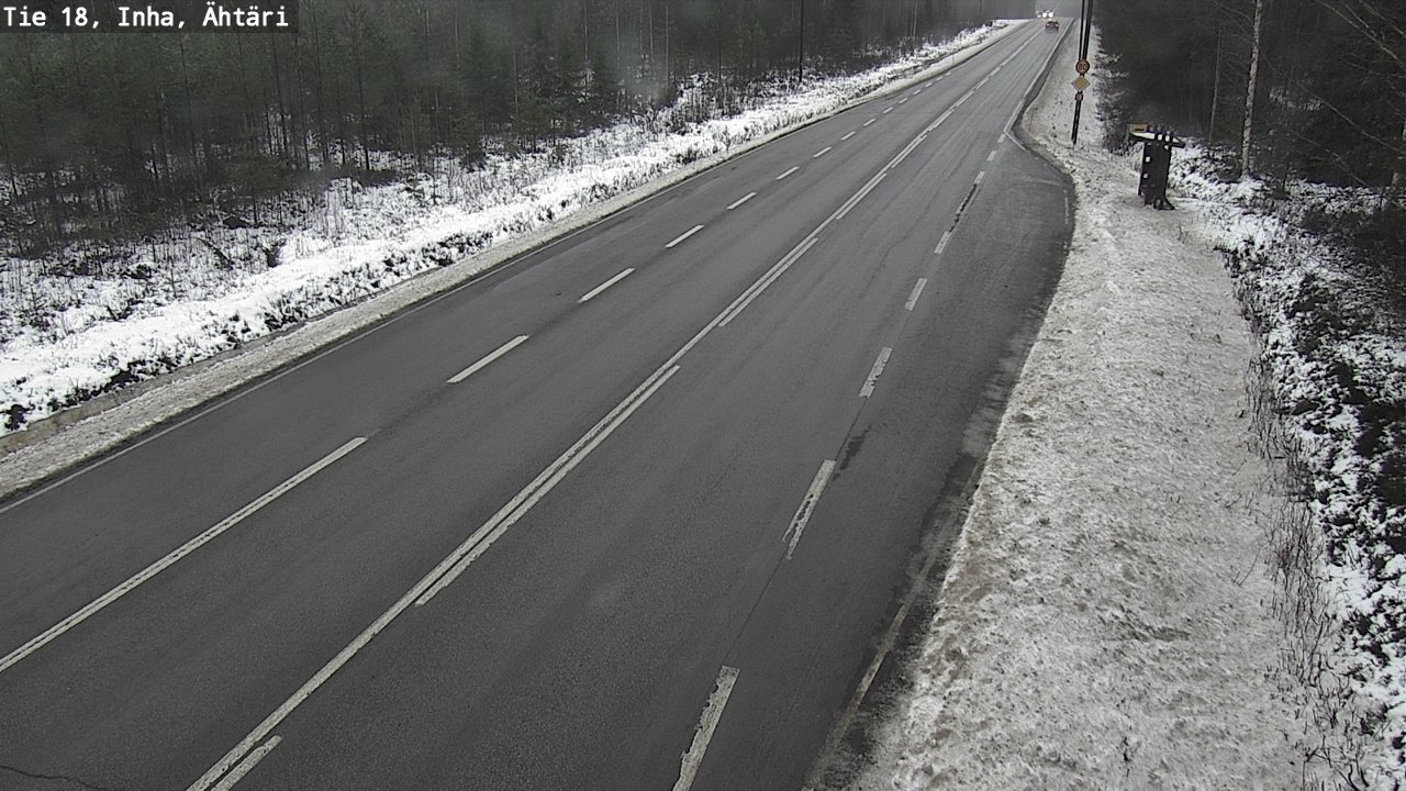 Weather Camera Image Road 18 ÄhtäriInha, Ähtäri, Etelä-Pohjanmaa