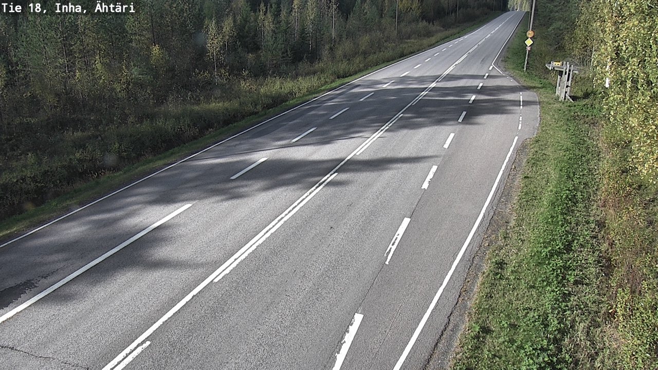 Weather Camera Image Väg 18 Etseri, Inha, Ähtäri, Etelä-Pohjanmaa