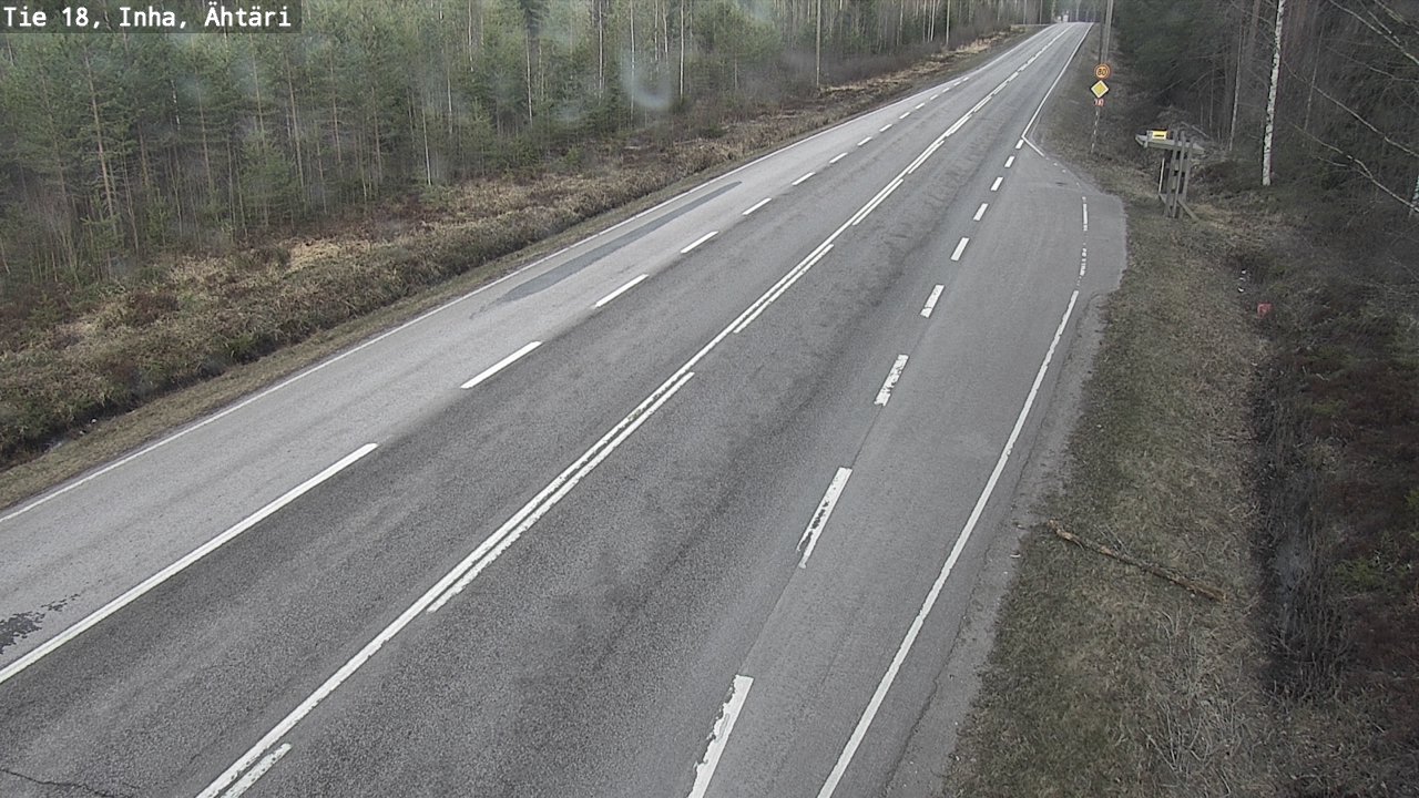 Weather Camera Image Road 18 ÄhtäriInha, Ähtäri, Etelä-Pohjanmaa