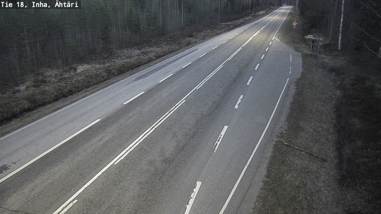 Weather Camera Image Road 18 ÄhtäriInha, Ähtäri, Etelä-Pohjanmaa