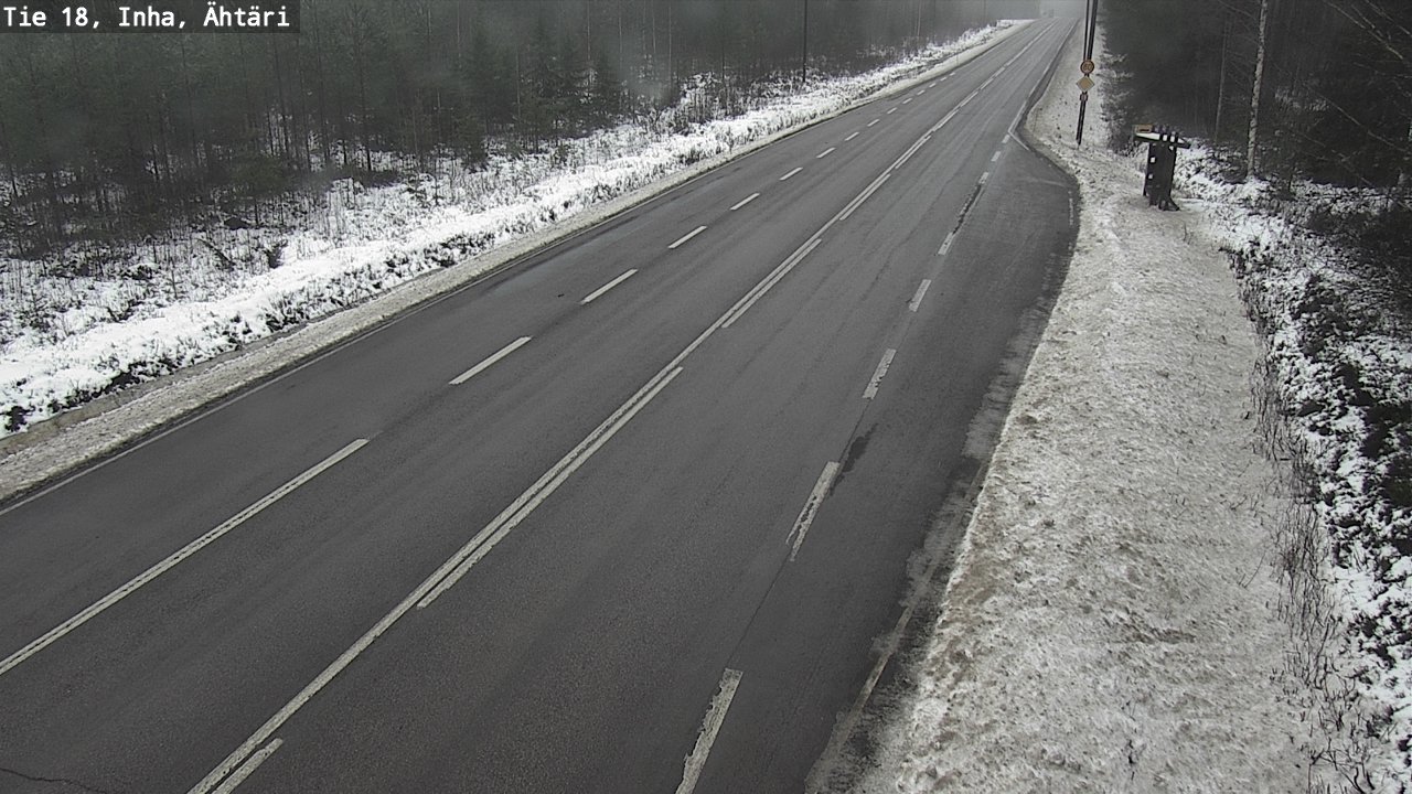 Weather Camera Image Road 18 ÄhtäriInha, Ähtäri, Etelä-Pohjanmaa