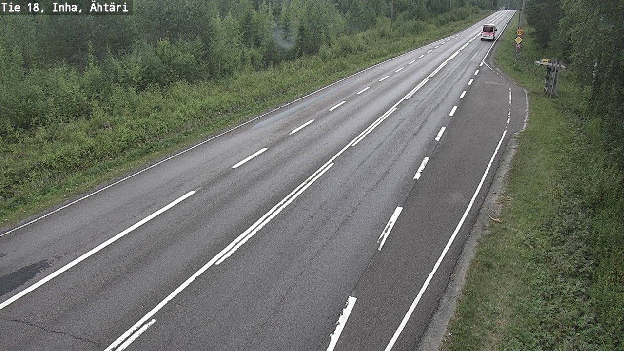 Weather Camera Image Väg 18 Etseri, Inha, Ähtäri, Etelä-Pohjanmaa