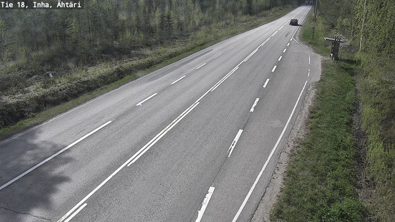 Weather Camera Image Väg 18 Etseri, Inha, Ähtäri, Etelä-Pohjanmaa