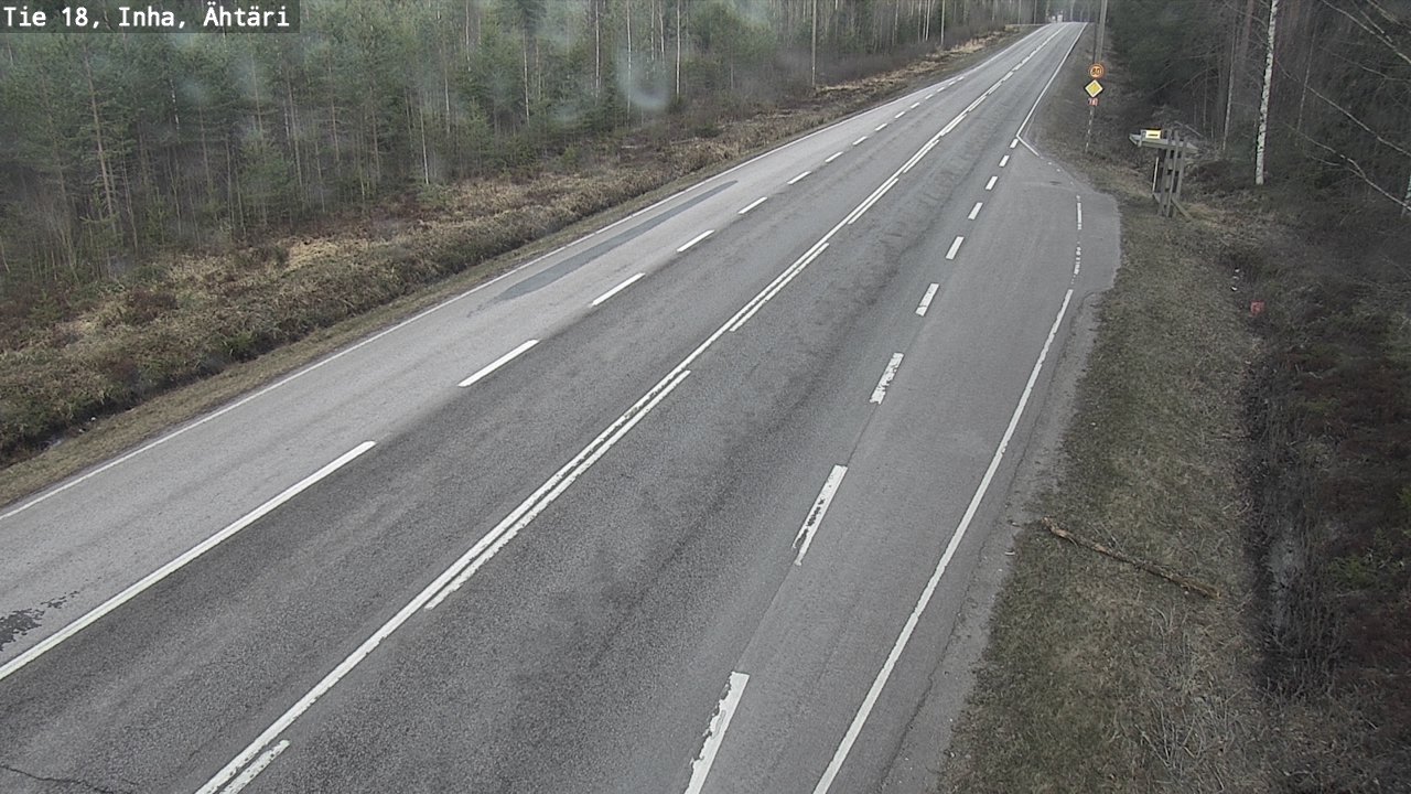 Weather Camera Image Road 18 ÄhtäriInha, Ähtäri, Etelä-Pohjanmaa