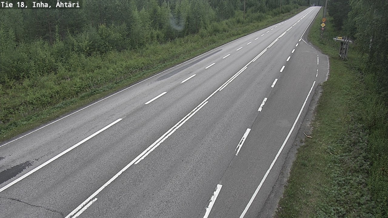 Weather Camera Image Väg 18 Etseri, Inha, Ähtäri, Etelä-Pohjanmaa