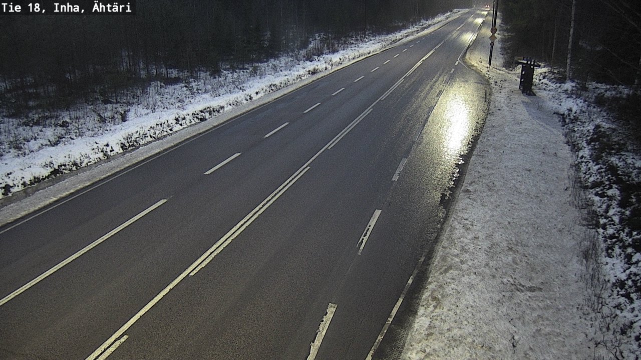 Weather Camera Image Road 18 ÄhtäriInha, Ähtäri, Etelä-Pohjanmaa