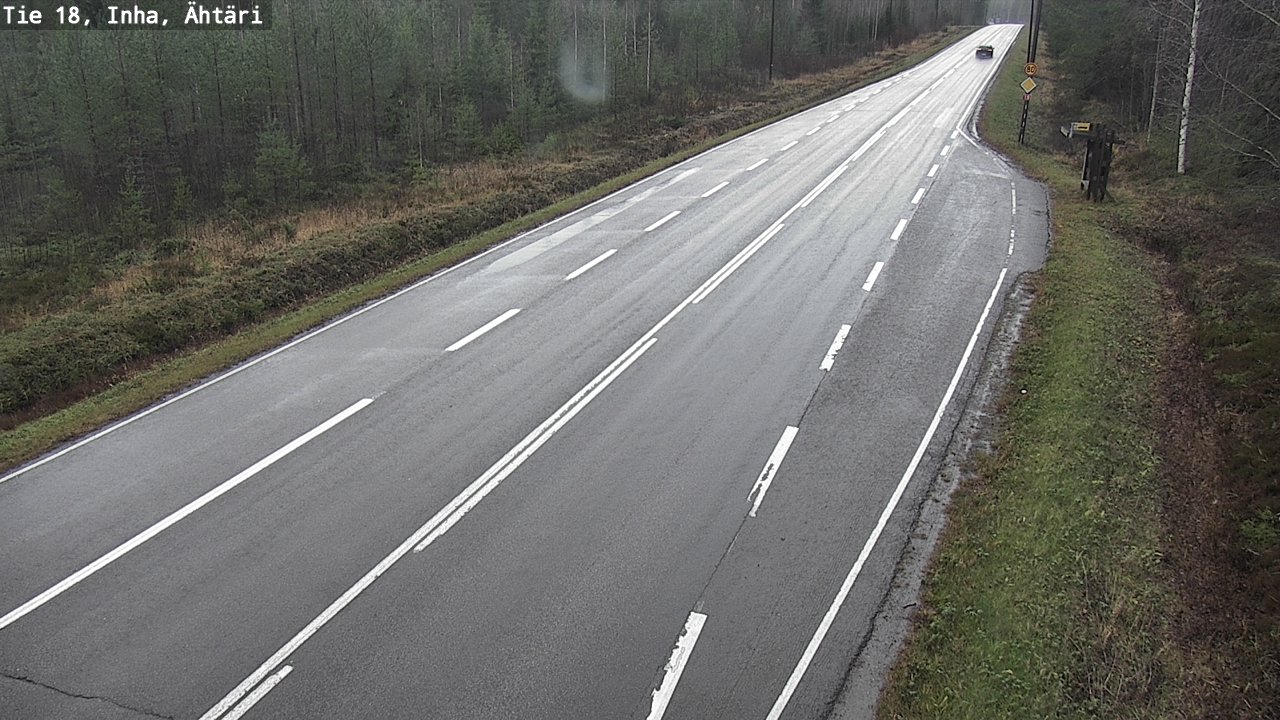 Weather Camera Image Väg 18 Etseri, Inha, Ähtäri, Etelä-Pohjanmaa