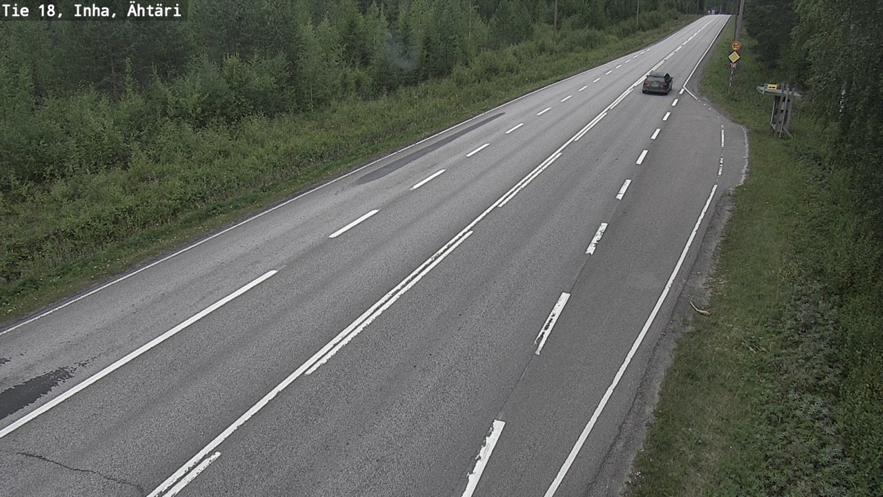 Weather Camera Image Väg 18 Etseri, Inha, Ähtäri, Etelä-Pohjanmaa