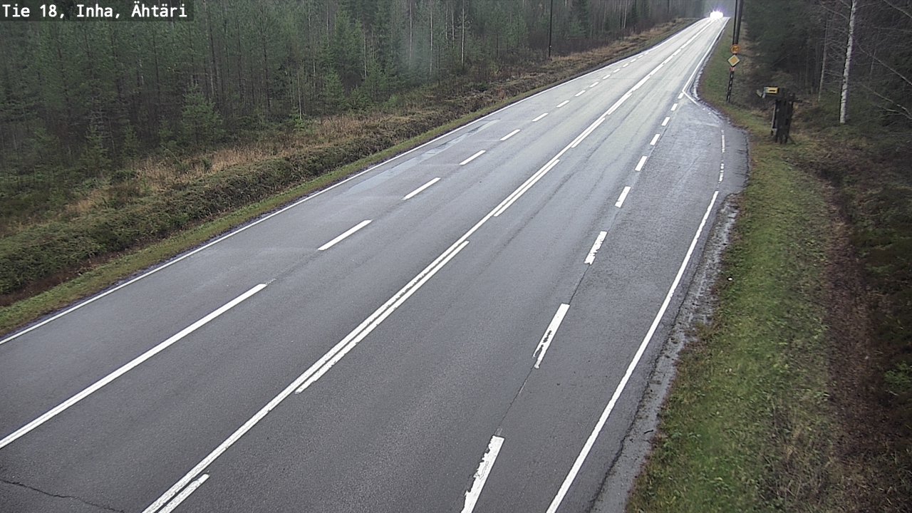 Weather Camera Image Väg 18 Etseri, Inha, Ähtäri, Etelä-Pohjanmaa