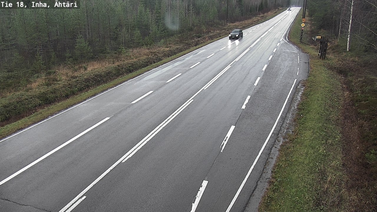 Weather Camera Image Väg 18 Etseri, Inha, Ähtäri, Etelä-Pohjanmaa
