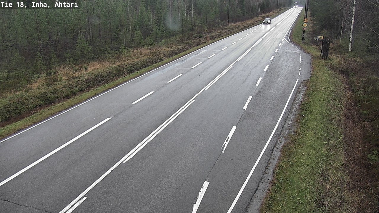 Weather Camera Image Väg 18 Etseri, Inha, Ähtäri, Etelä-Pohjanmaa