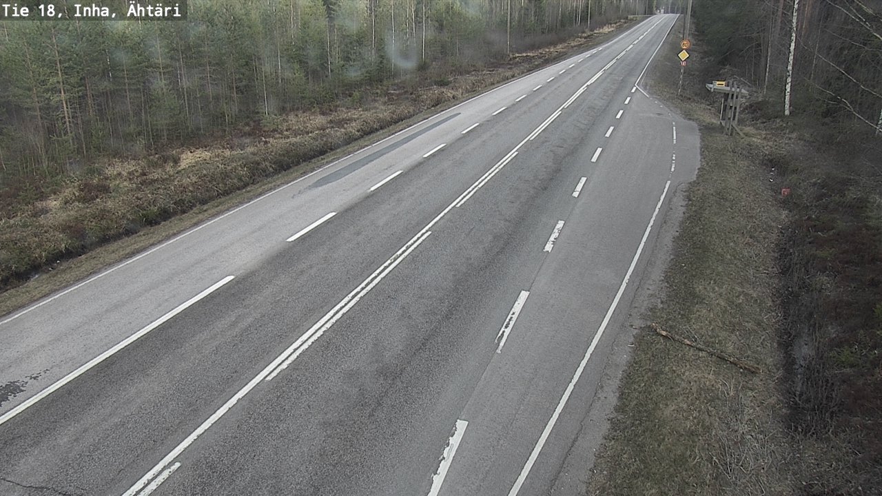 Weather Camera Image Road 18 ÄhtäriInha, Ähtäri, Etelä-Pohjanmaa