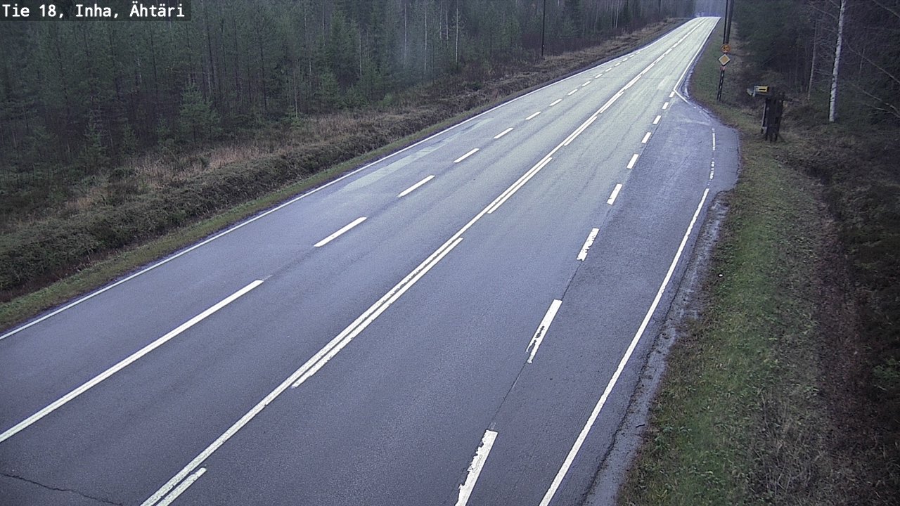 Weather Camera Image Väg 18 Etseri, Inha, Ähtäri, Etelä-Pohjanmaa