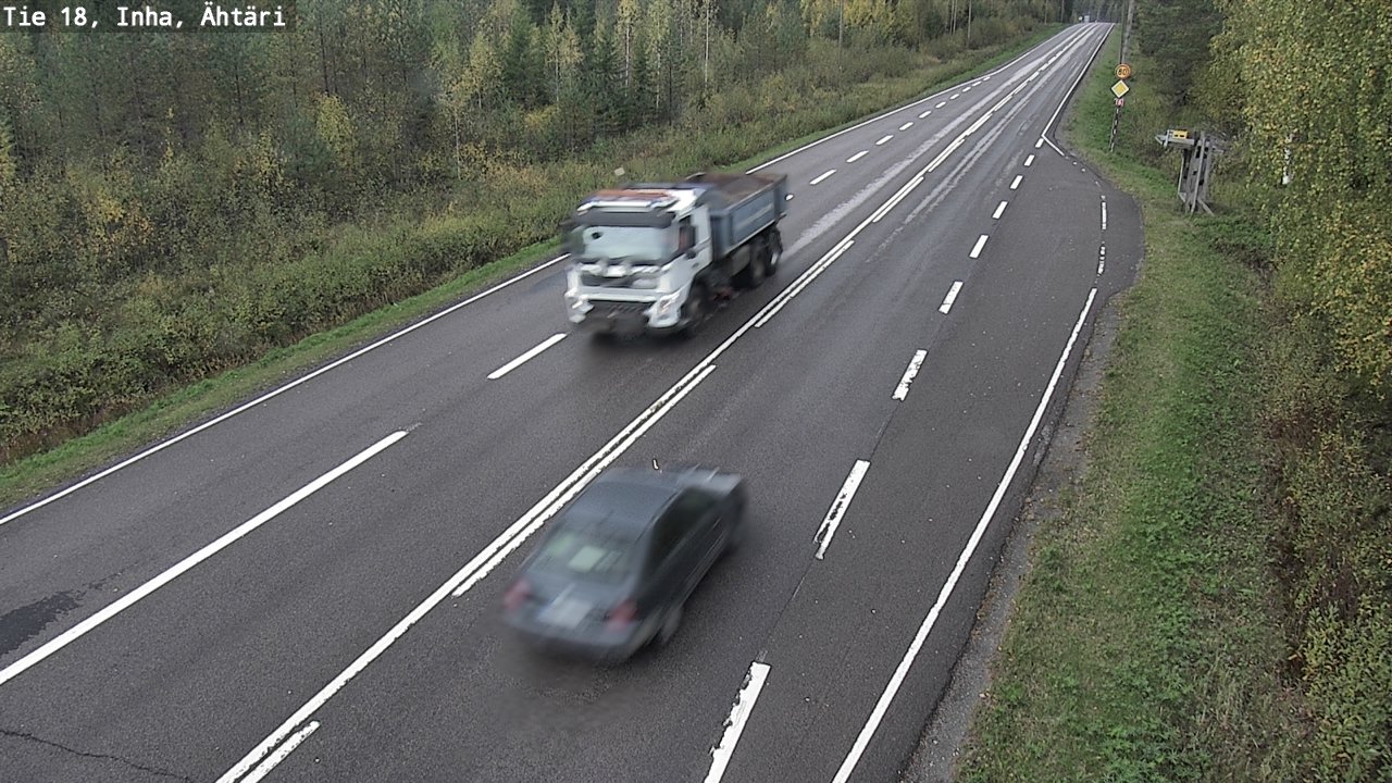 Weather Camera Image Road 18 ÄhtäriInha, Ähtäri, Etelä-Pohjanmaa