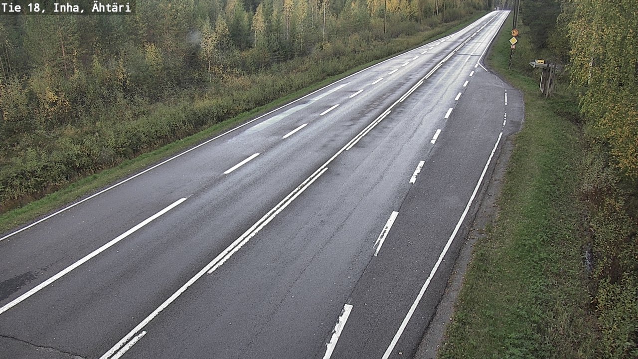 Weather Camera Image Road 18 ÄhtäriInha, Ähtäri, Etelä-Pohjanmaa