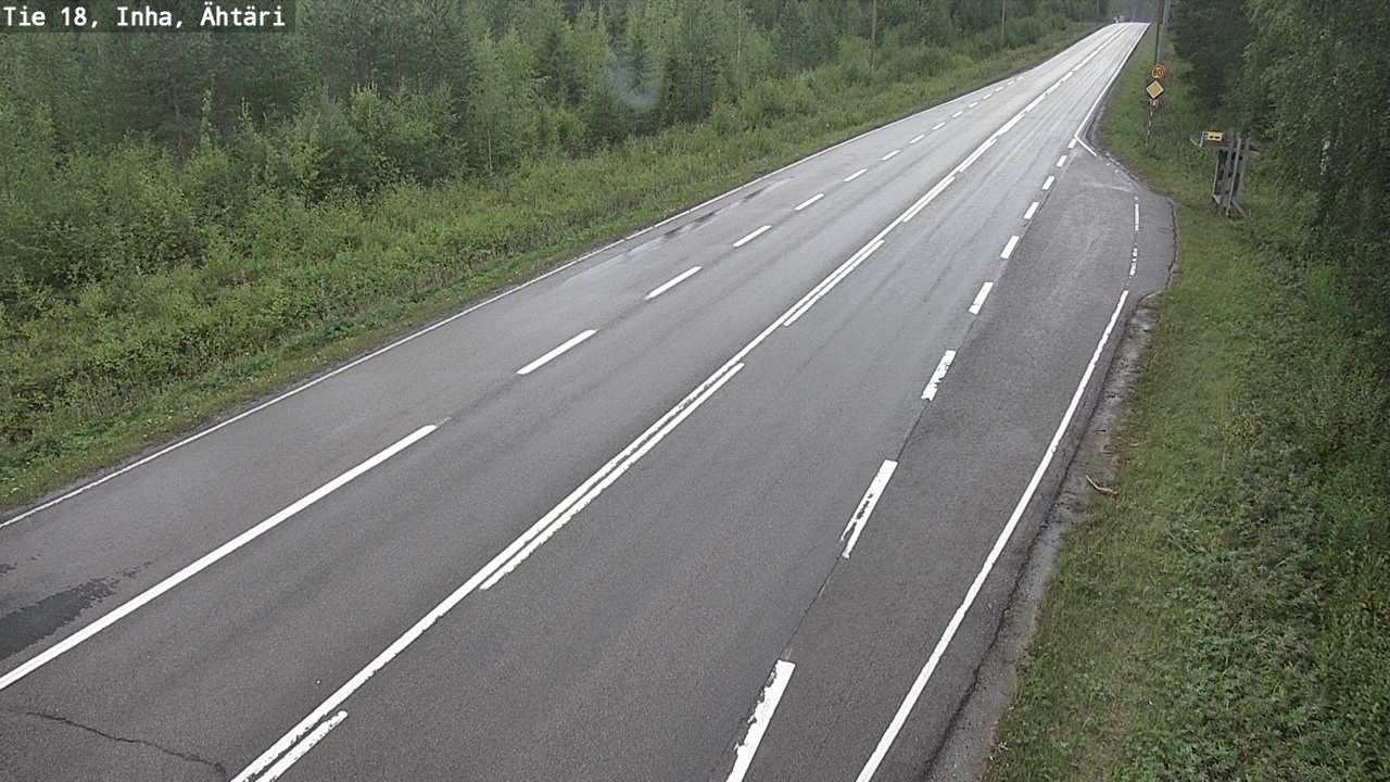 Weather Camera Image Väg 18 Etseri, Inha, Ähtäri, Etelä-Pohjanmaa