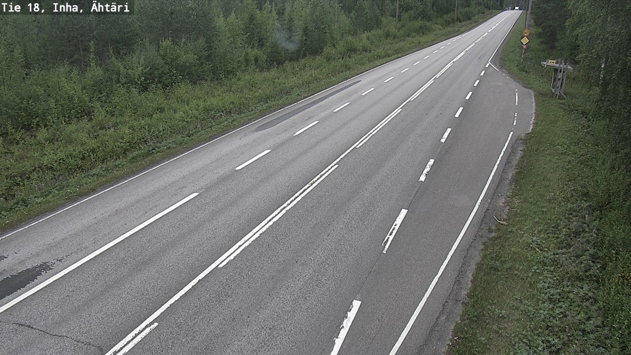 Weather Camera Image Väg 18 Etseri, Inha, Ähtäri, Etelä-Pohjanmaa