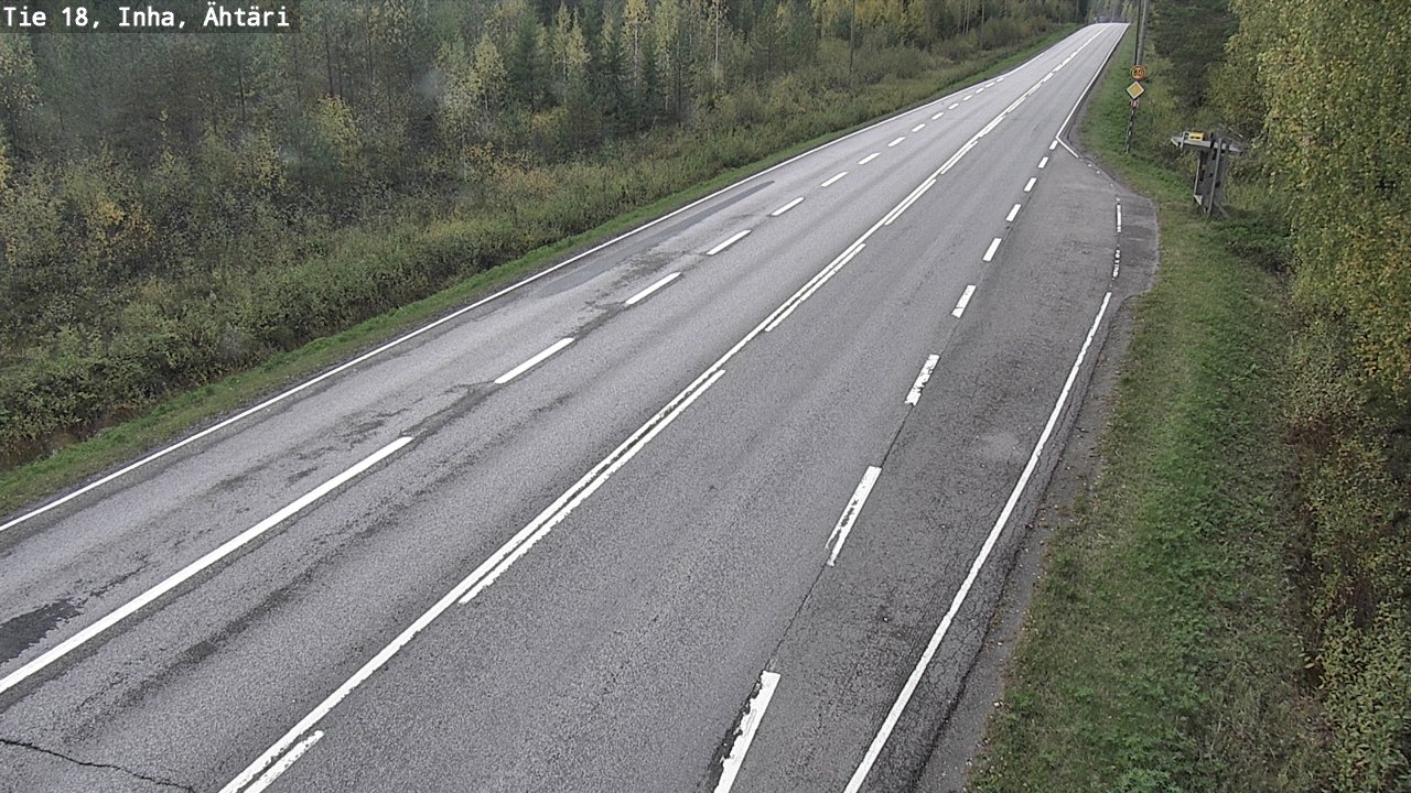 Weather Camera Image Road 18 ÄhtäriInha, Ähtäri, Etelä-Pohjanmaa