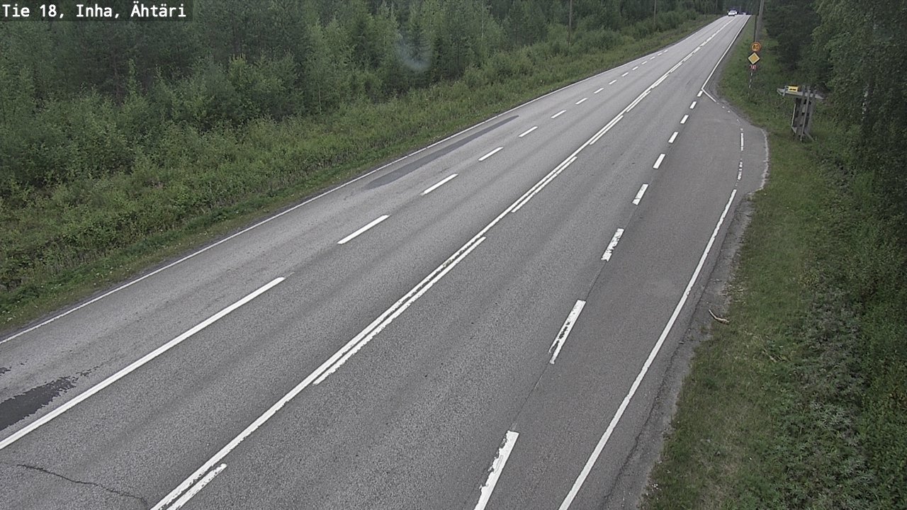 Weather Camera Image Väg 18 Etseri, Inha, Ähtäri, Etelä-Pohjanmaa