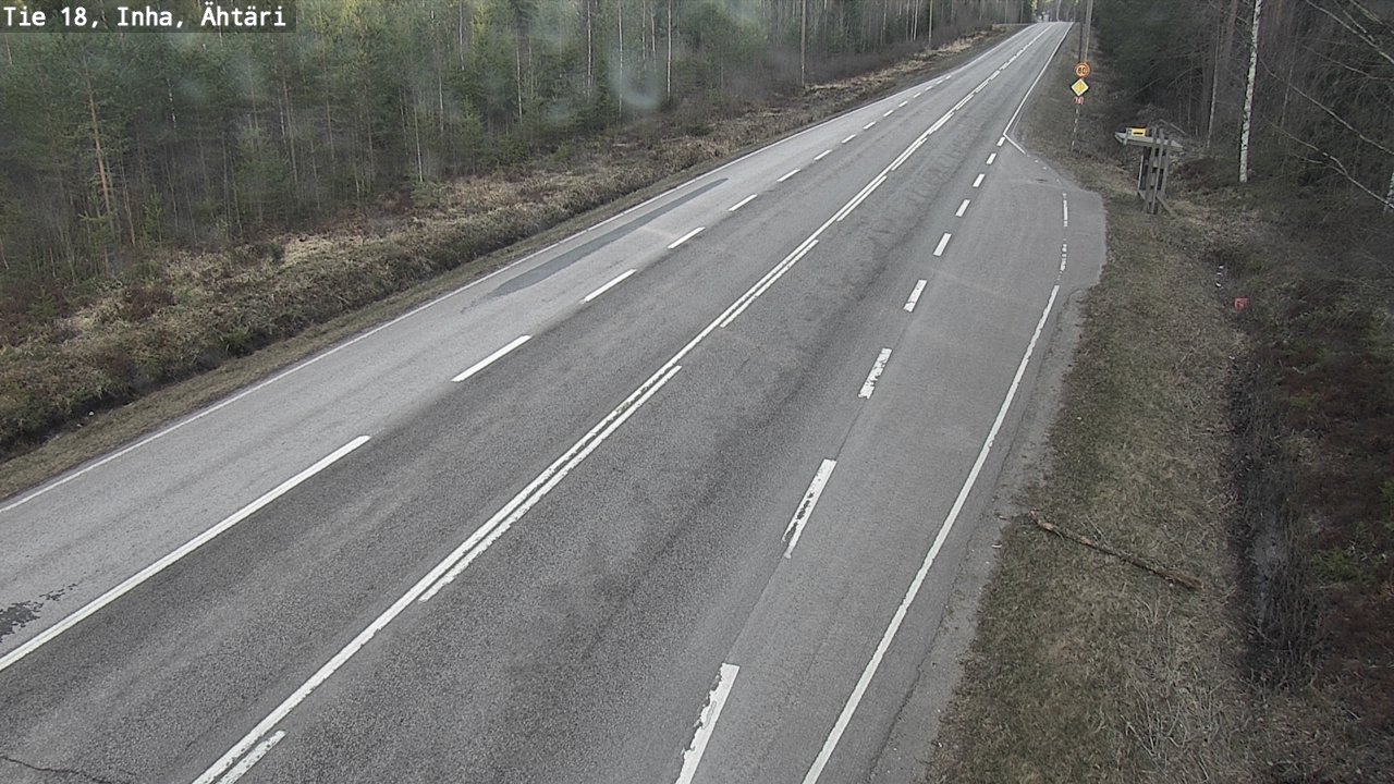Weather Camera Image Road 18 ÄhtäriInha, Ähtäri, Etelä-Pohjanmaa