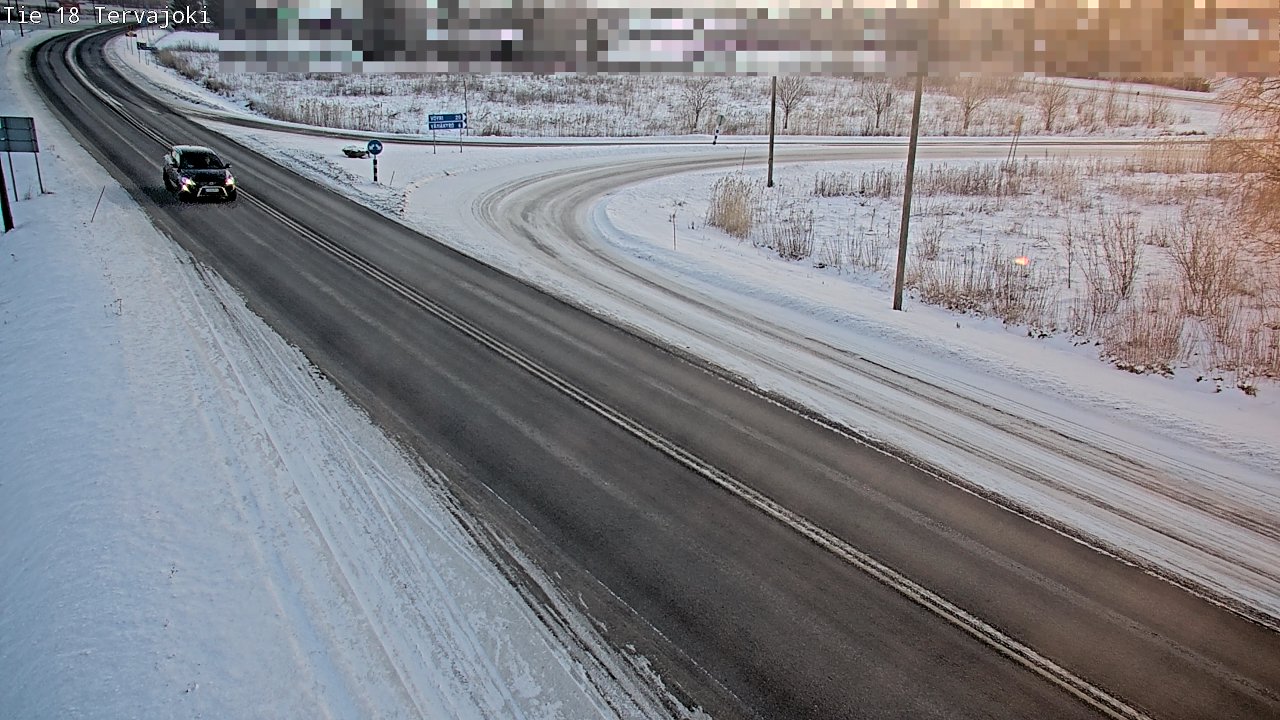 Weather Camera Image Road 18 Vaasa Vähäkyrö, Tervajoki, Vaasa, Pohjanmaa