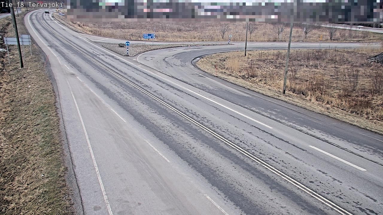 Weather Camera Image Road 18 Vaasa Vähäkyrö, Tervajoki, Vaasa, Pohjanmaa