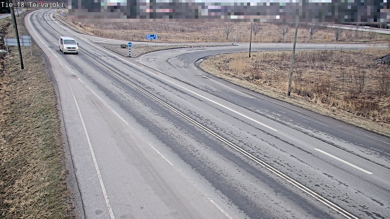 Weather Camera Image Road 18 Vaasa Vähäkyrö, Tervajoki, Vaasa, Pohjanmaa