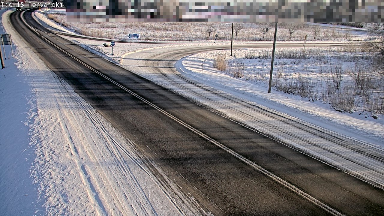 Weather Camera Image Road 18 Vaasa Vähäkyrö, Tervajoki, Vaasa, Pohjanmaa