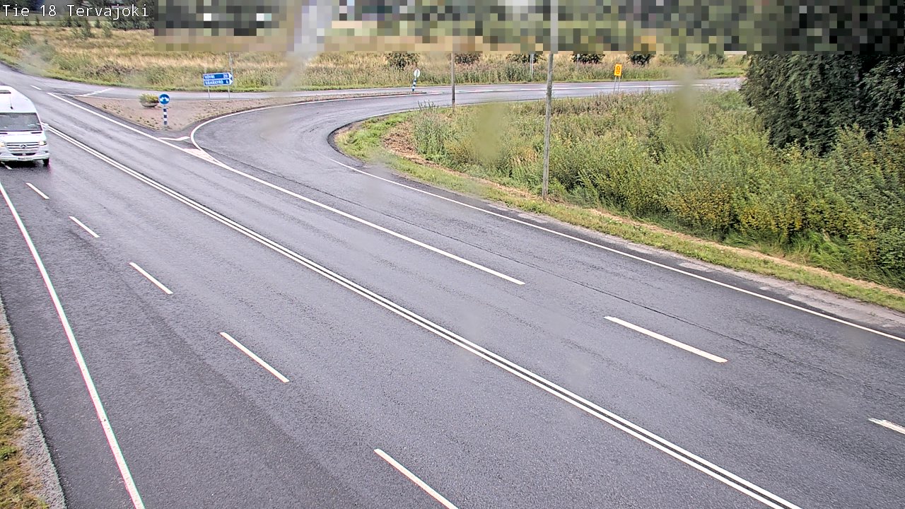 Weather Camera Image Road 18 Vaasa Vähäkyrö, Tervajoki, Vaasa, Pohjanmaa