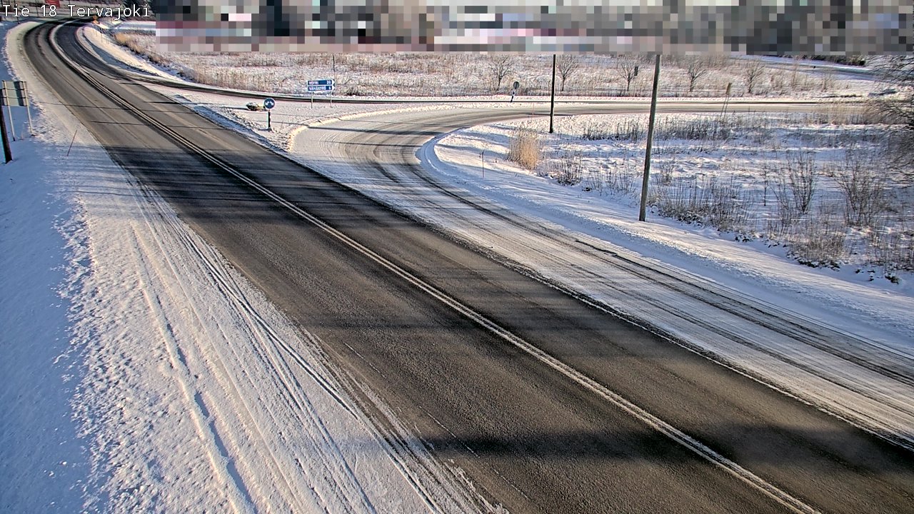 Weather Camera Image Road 18 Vaasa Vähäkyrö, Tervajoki, Vaasa, Pohjanmaa