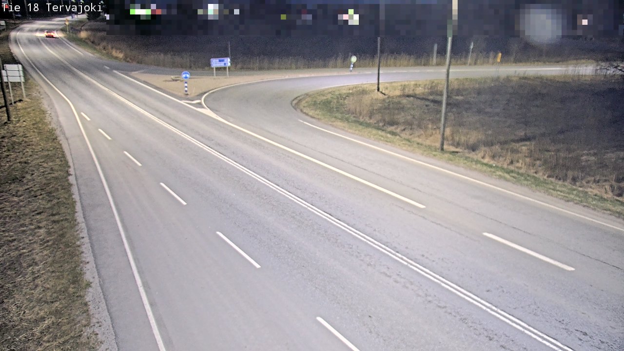 Weather Camera Image Road 18 Vaasa Vähäkyrö, Tervajoki, Vaasa, Pohjanmaa