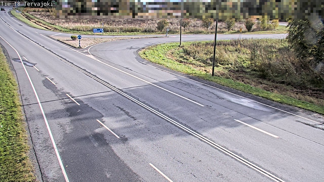 Weather Camera Image Road 18 Vaasa Vähäkyrö, Tervajoki, Vaasa, Pohjanmaa