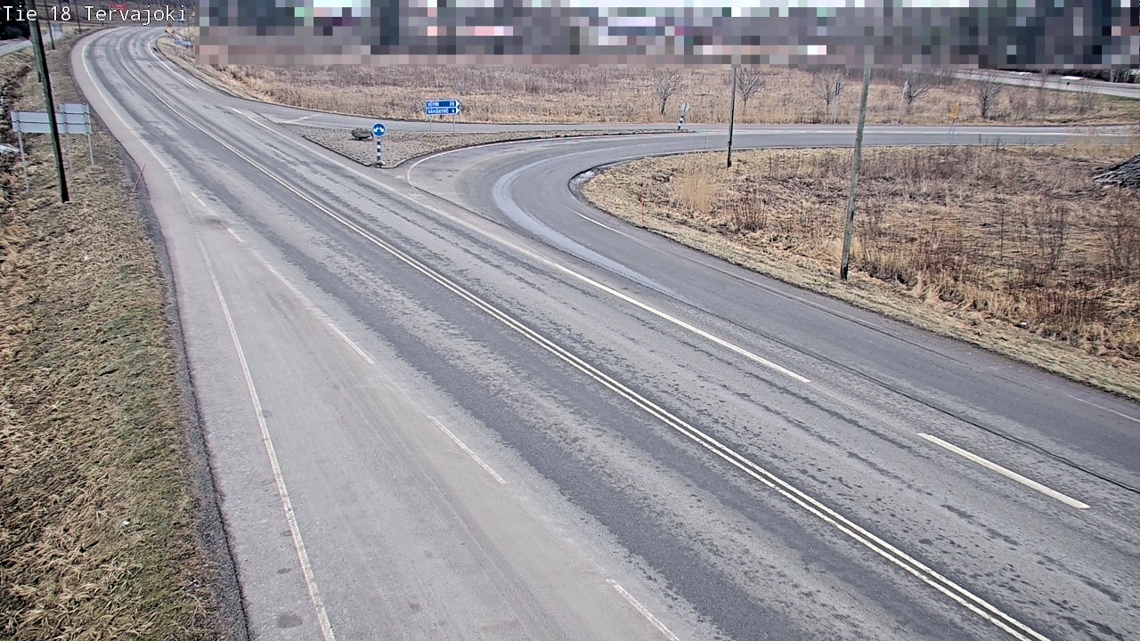 Weather Camera Image Road 18 Vaasa Vähäkyrö, Tervajoki, Vaasa, Pohjanmaa