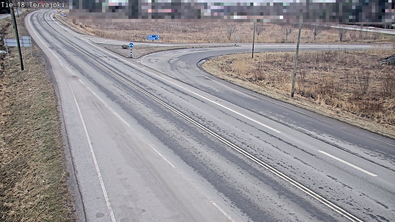 Weather Camera Image Road 18 Vaasa Vähäkyrö, Tervajoki, Vaasa, Pohjanmaa
