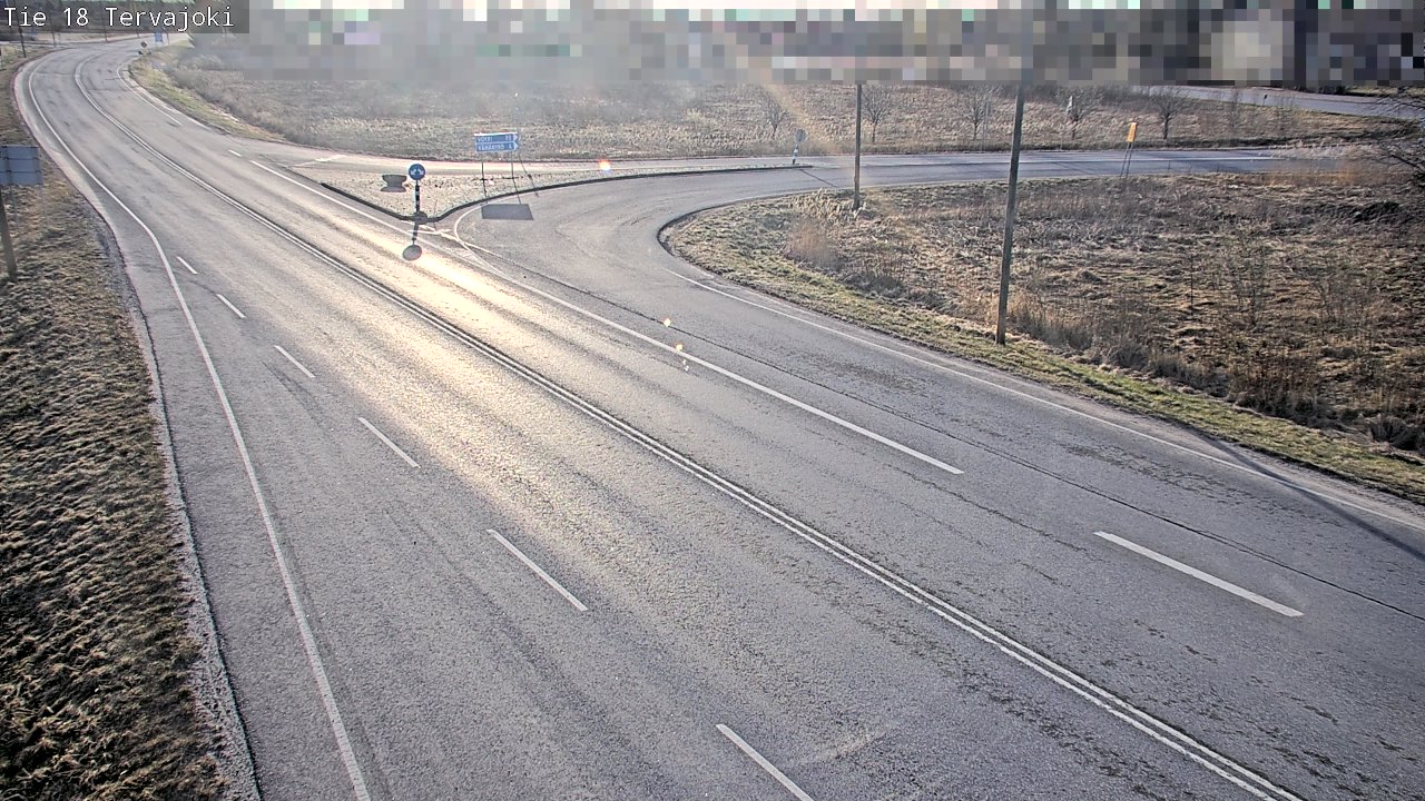 Weather Camera Image Road 18 Vaasa Vähäkyrö, Tervajoki, Vaasa, Pohjanmaa