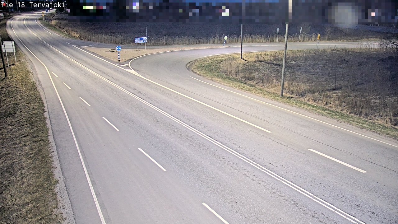 Weather Camera Image Road 18 Vaasa Vähäkyrö, Tervajoki, Vaasa, Pohjanmaa