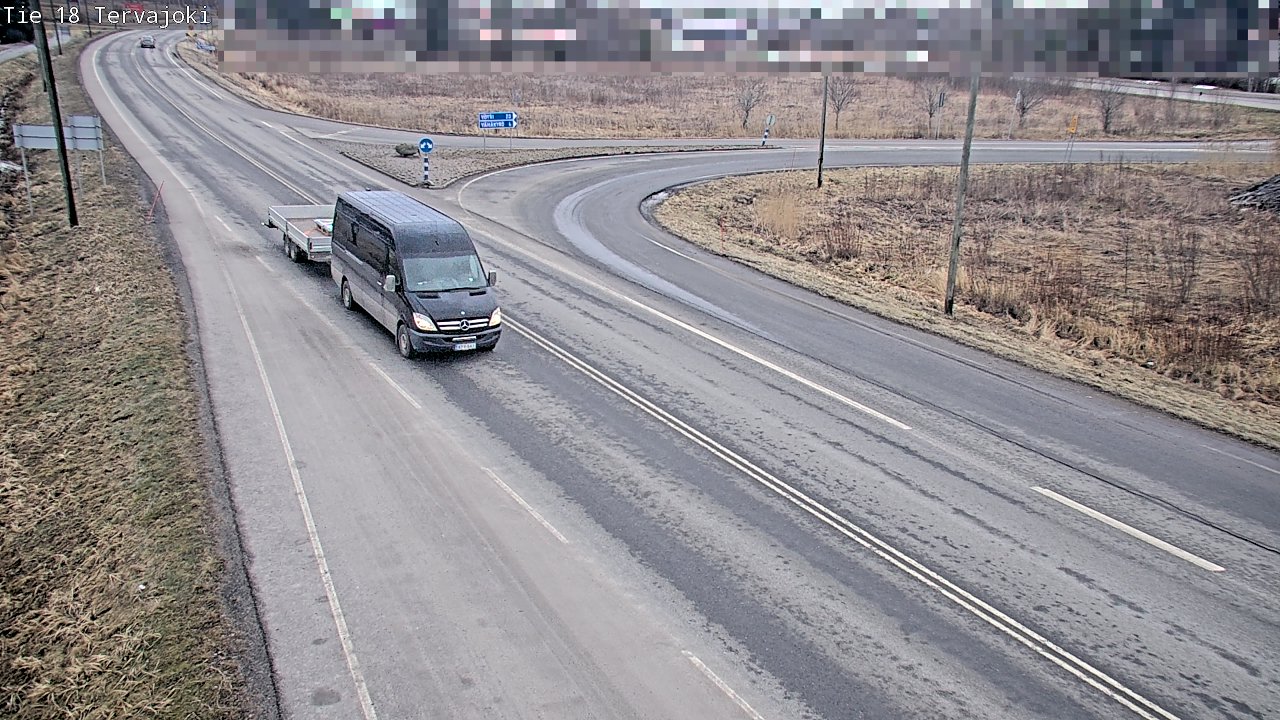 Weather Camera Image Road 18 Vaasa Vähäkyrö, Tervajoki, Vaasa, Pohjanmaa