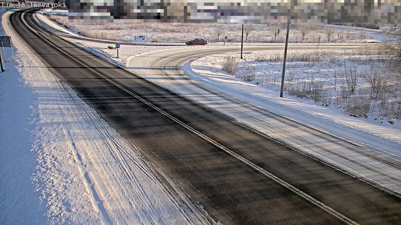 Weather Camera Image Road 18 Vaasa Vähäkyrö, Tervajoki, Vaasa, Pohjanmaa