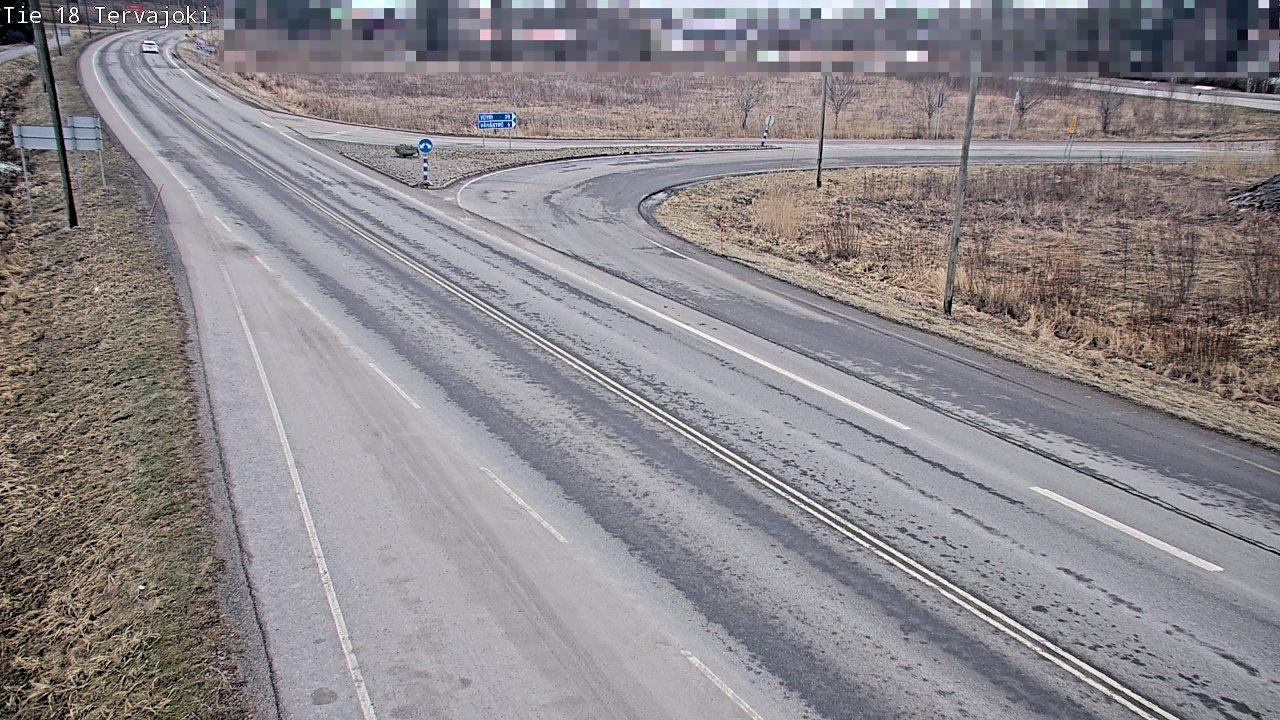 Weather Camera Image Road 18 Vaasa Vähäkyrö, Tervajoki, Vaasa, Pohjanmaa