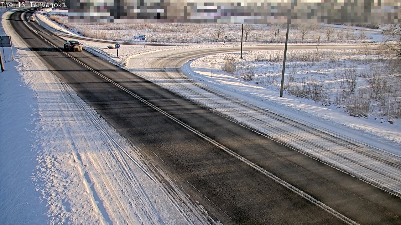 Weather Camera Image Road 18 Vaasa Vähäkyrö, Tervajoki, Vaasa, Pohjanmaa