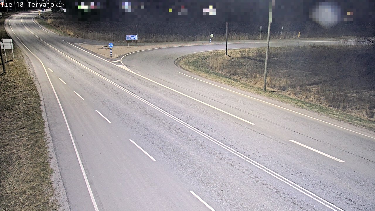Weather Camera Image Road 18 Vaasa Vähäkyrö, Tervajoki, Vaasa, Pohjanmaa
