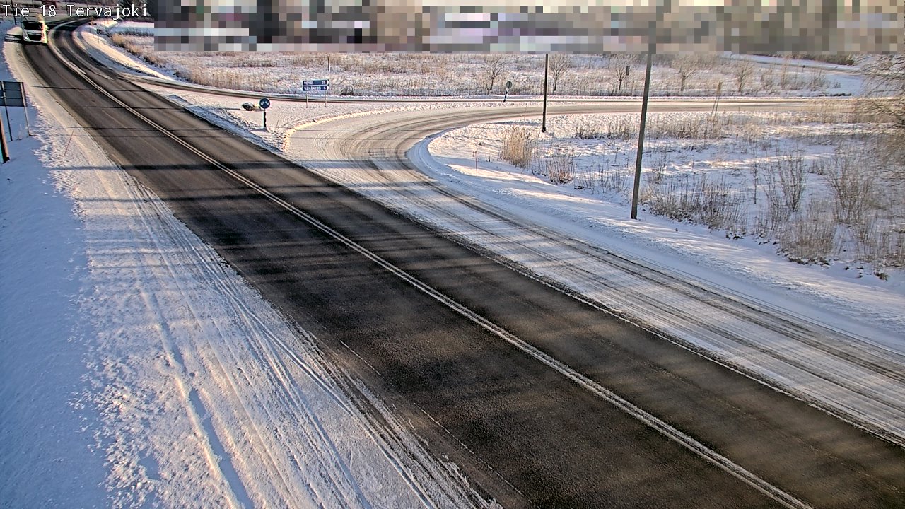 Weather Camera Image Road 18 Vaasa Vähäkyrö, Tervajoki, Vaasa, Pohjanmaa