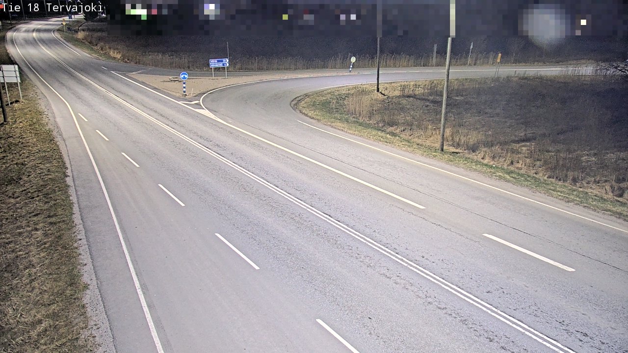 Weather Camera Image Road 18 Vaasa Vähäkyrö, Tervajoki, Vaasa, Pohjanmaa