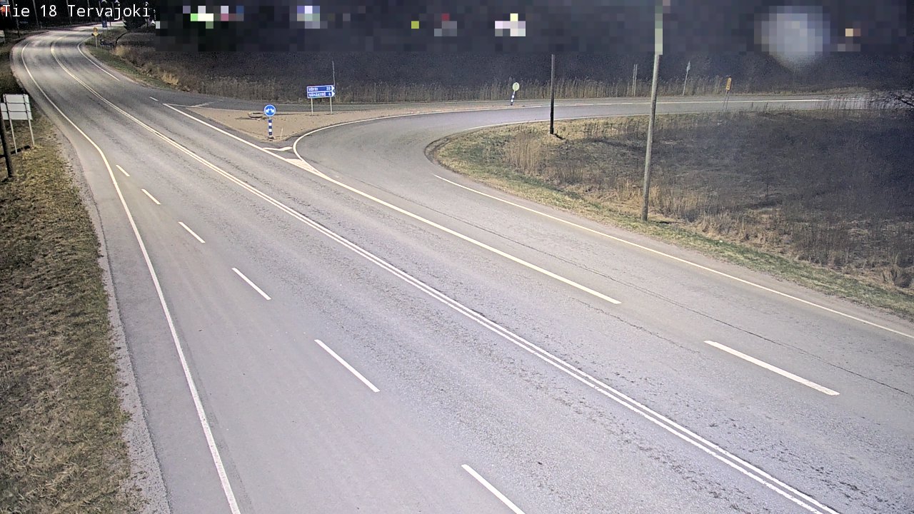 Weather Camera Image Road 18 Vaasa Vähäkyrö, Tervajoki, Vaasa, Pohjanmaa
