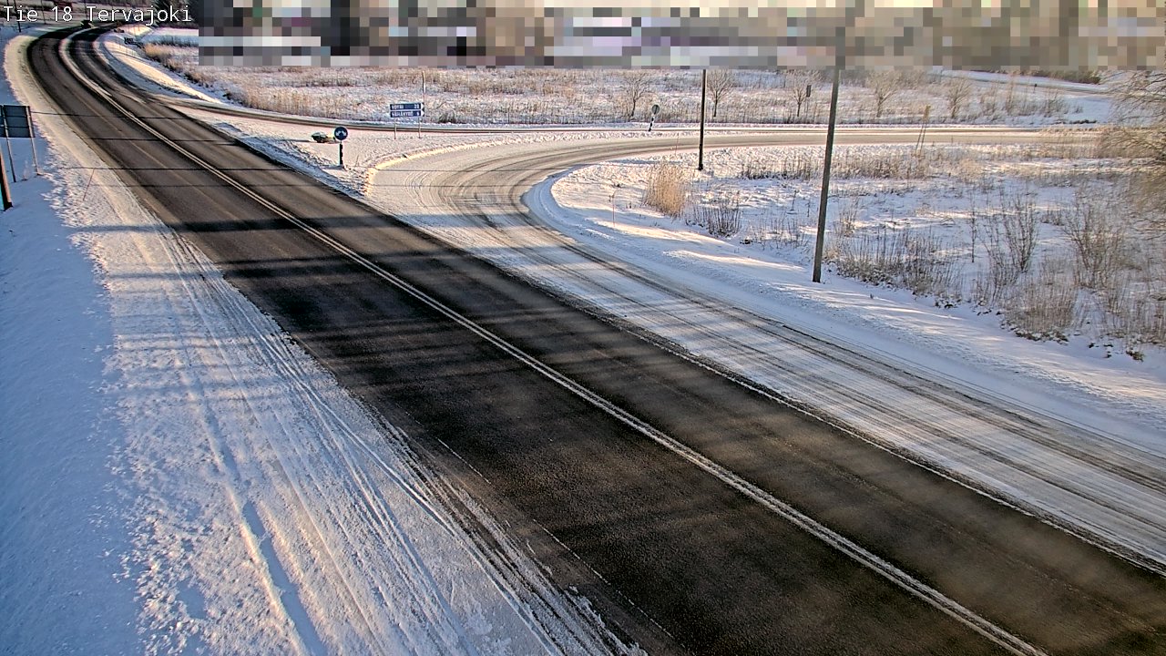Weather Camera Image Road 18 Vaasa Vähäkyrö, Tervajoki, Vaasa, Pohjanmaa