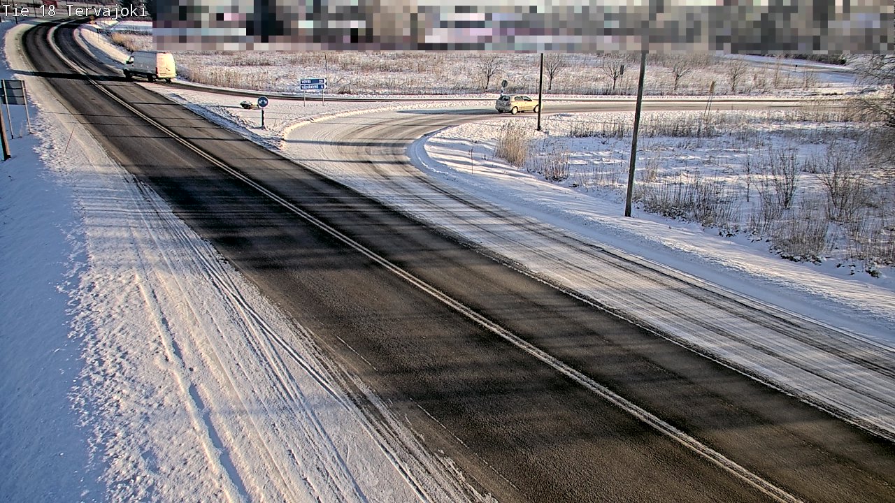 Weather Camera Image Road 18 Vaasa Vähäkyrö, Tervajoki, Vaasa, Pohjanmaa