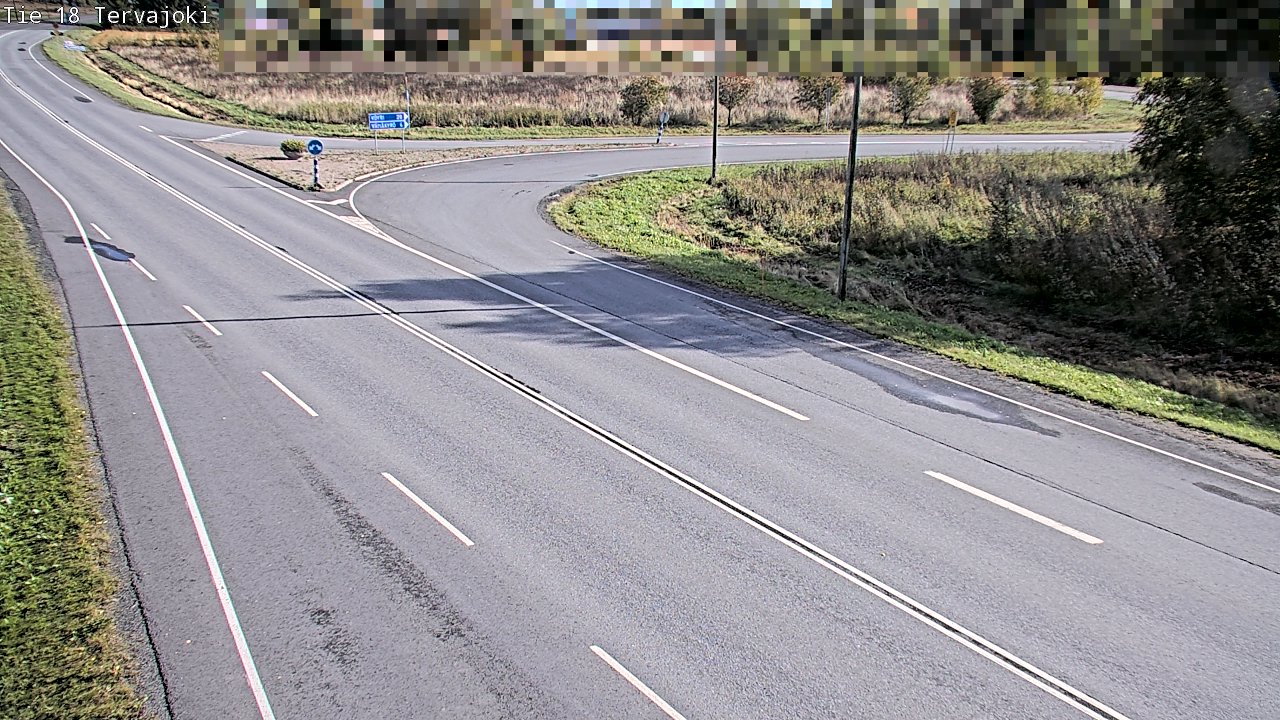 Weather Camera Image Road 18 Vaasa Vähäkyrö, Tervajoki, Vaasa, Pohjanmaa