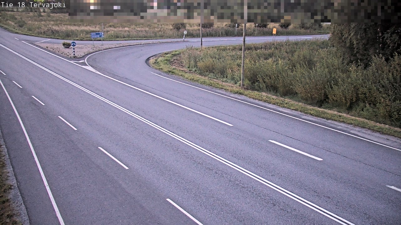 Weather Camera Image Road 18 Vaasa Vähäkyrö, Tervajoki, Vaasa, Pohjanmaa