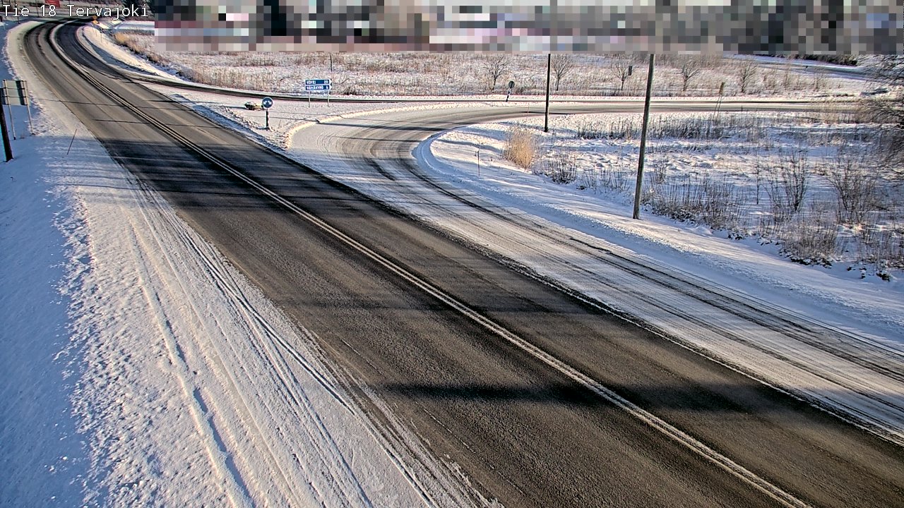 Weather Camera Image Road 18 Vaasa Vähäkyrö, Tervajoki, Vaasa, Pohjanmaa
